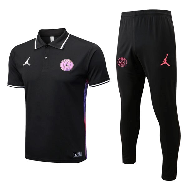 Polo PSG Conjunto Completo 2022/23 Negro